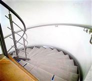 钢木弧形楼梯，防滑钢木楼梯YD-GMH61