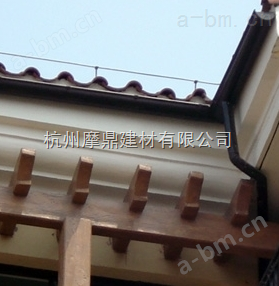 泰安彩铝成品天沟PVC屋檐水槽定制批发